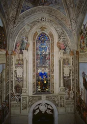 Parete est della Cappella Strozzi